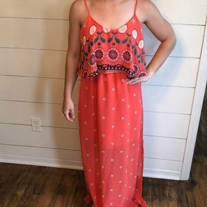 Patterned Maxi Dress
